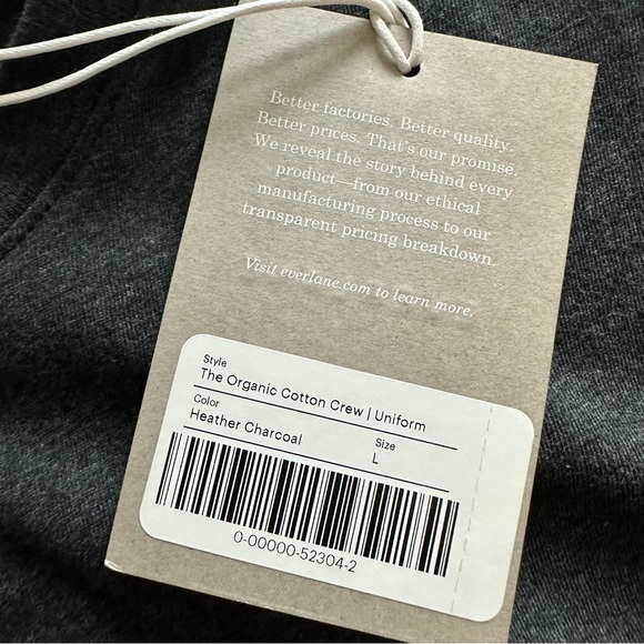 NWT Everlane Men The Organic Cotton Crew | Uniform L - Picture 5 of 7